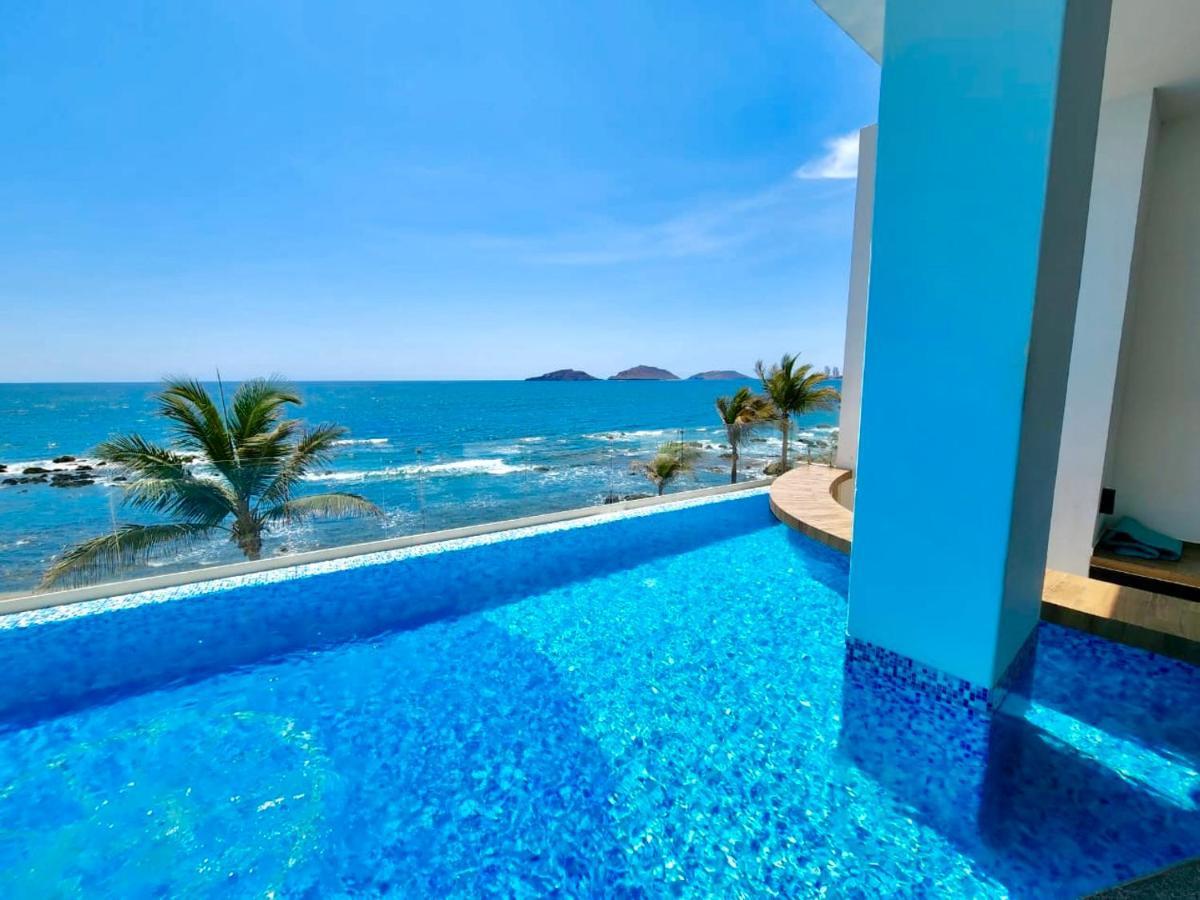 Malecon Vista Al Mar Alberca Infinity Jacuzzi Gym Apartment มาซาตลัน ภายนอก รูปภาพ
