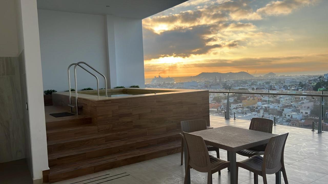 Malecon Vista Al Mar Alberca Infinity Jacuzzi Gym Apartment มาซาตลัน ภายนอก รูปภาพ